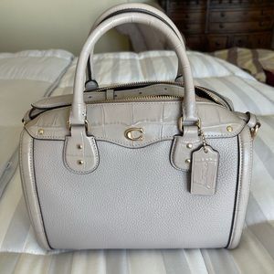 Coach Bennet Pebble Leather Satchel